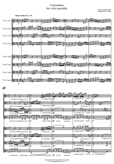 Bach, J S  - Concertante