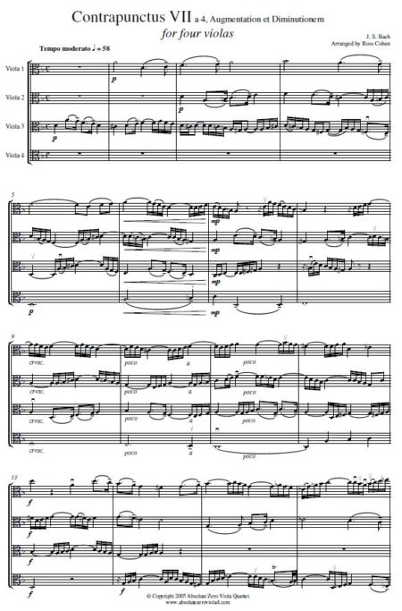 Bach, J S  - Contrapunctus