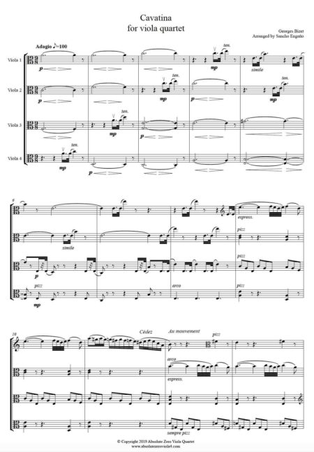 Bizet - Cavatina