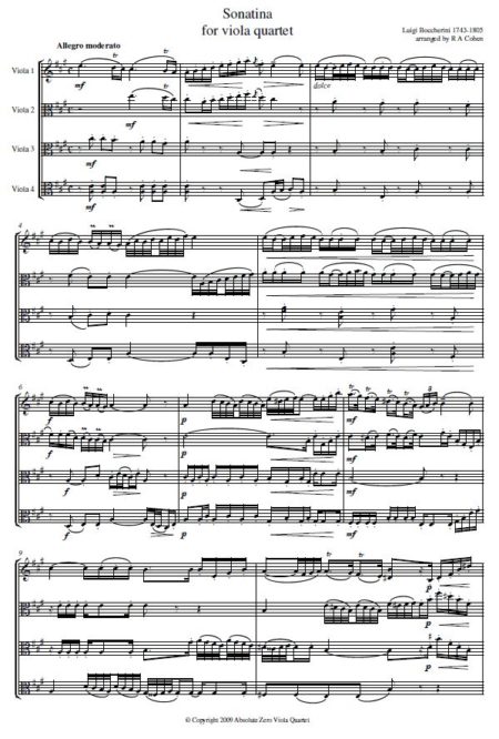 Boccherini - Sonatina