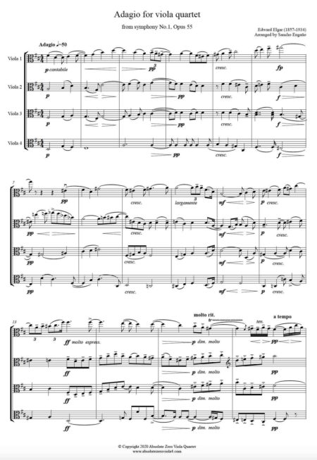 Elgar - Adagio (from 1st Symphony)