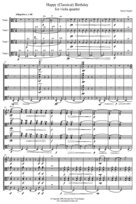 Engaño - Happy (Classical) Birthday