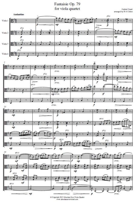 Fauré - Fantasie