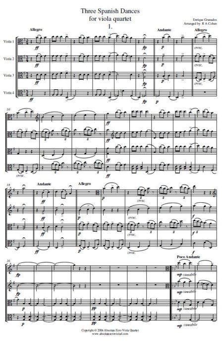 Granados - Three Spanish Dances