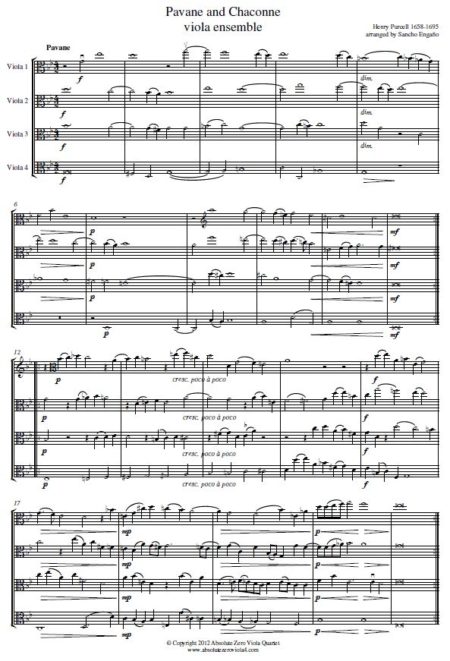 Purcell - Pavane and Chaconne