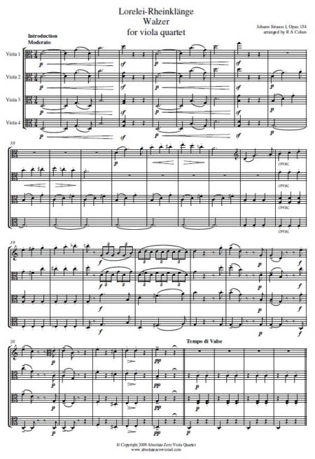 Strauss, Johann Snr. - Lorelei-Rheinklänge