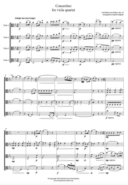Weber - Concertino