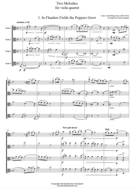 Sousa - Two Melodies