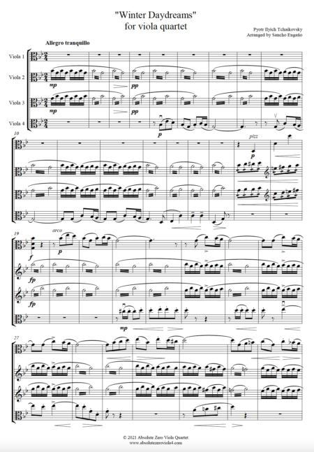 Tchaikovsky - Winter Daydreams