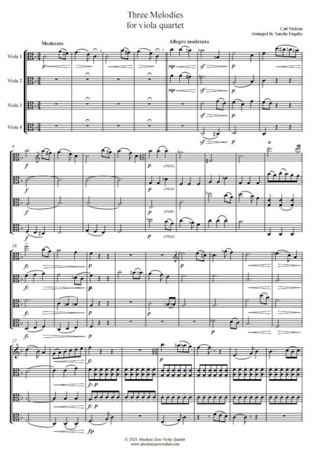 Nielsen - Three Melodies