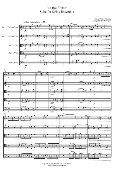 Telemann - "La Bouffonne" Suite for Strings