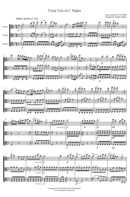 Tomasini - Viola Trio in C Major