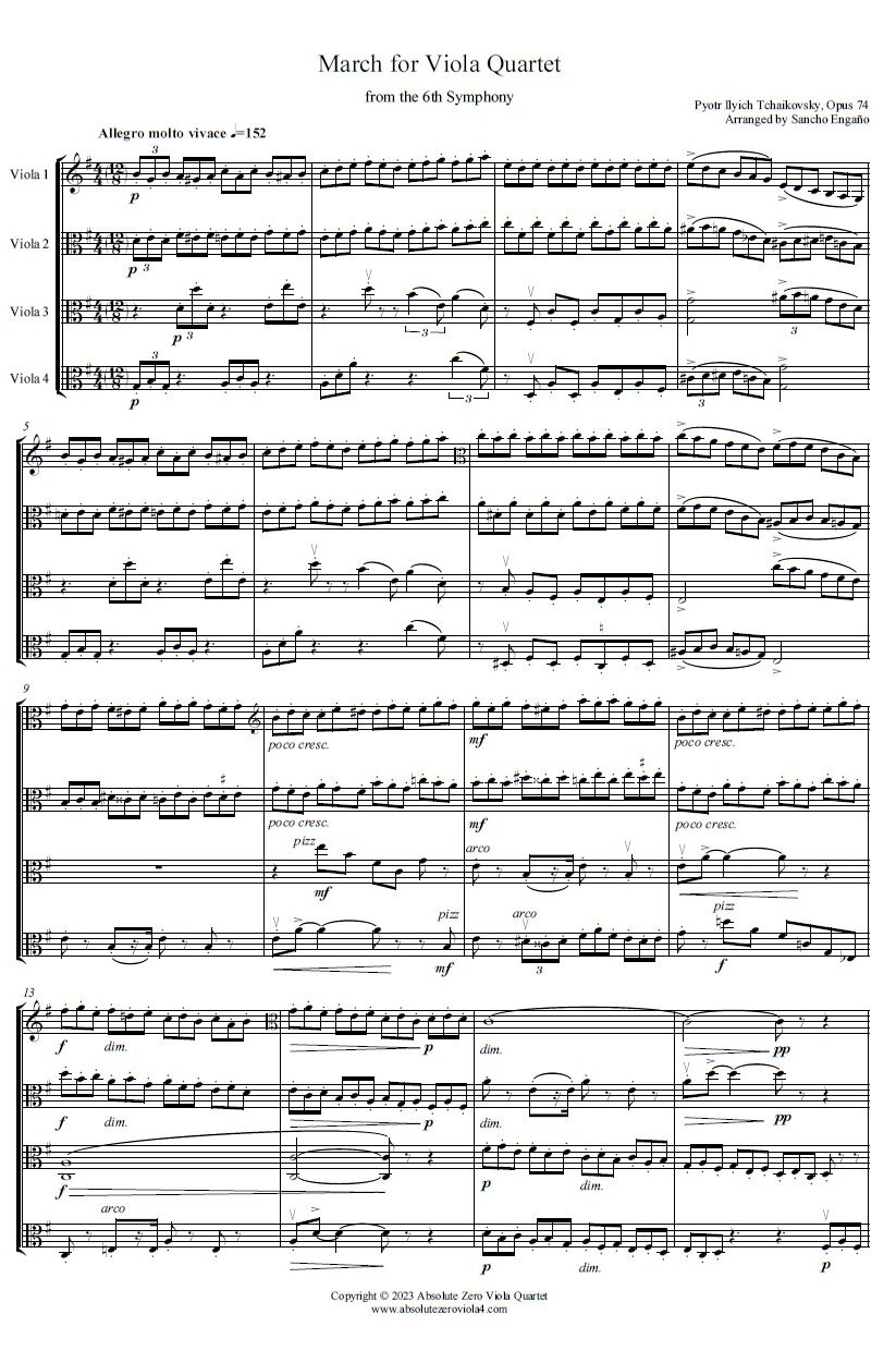Tchaikovsky - March from the 6th Symphony