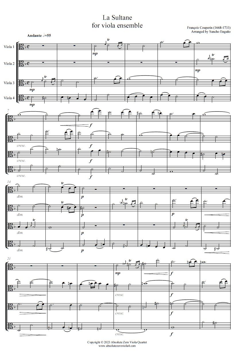 Couperin - La Sultane
