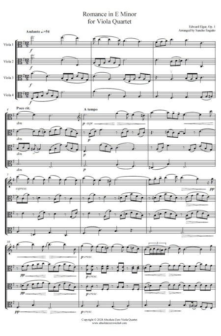 Elgar - Romance in E Minor
