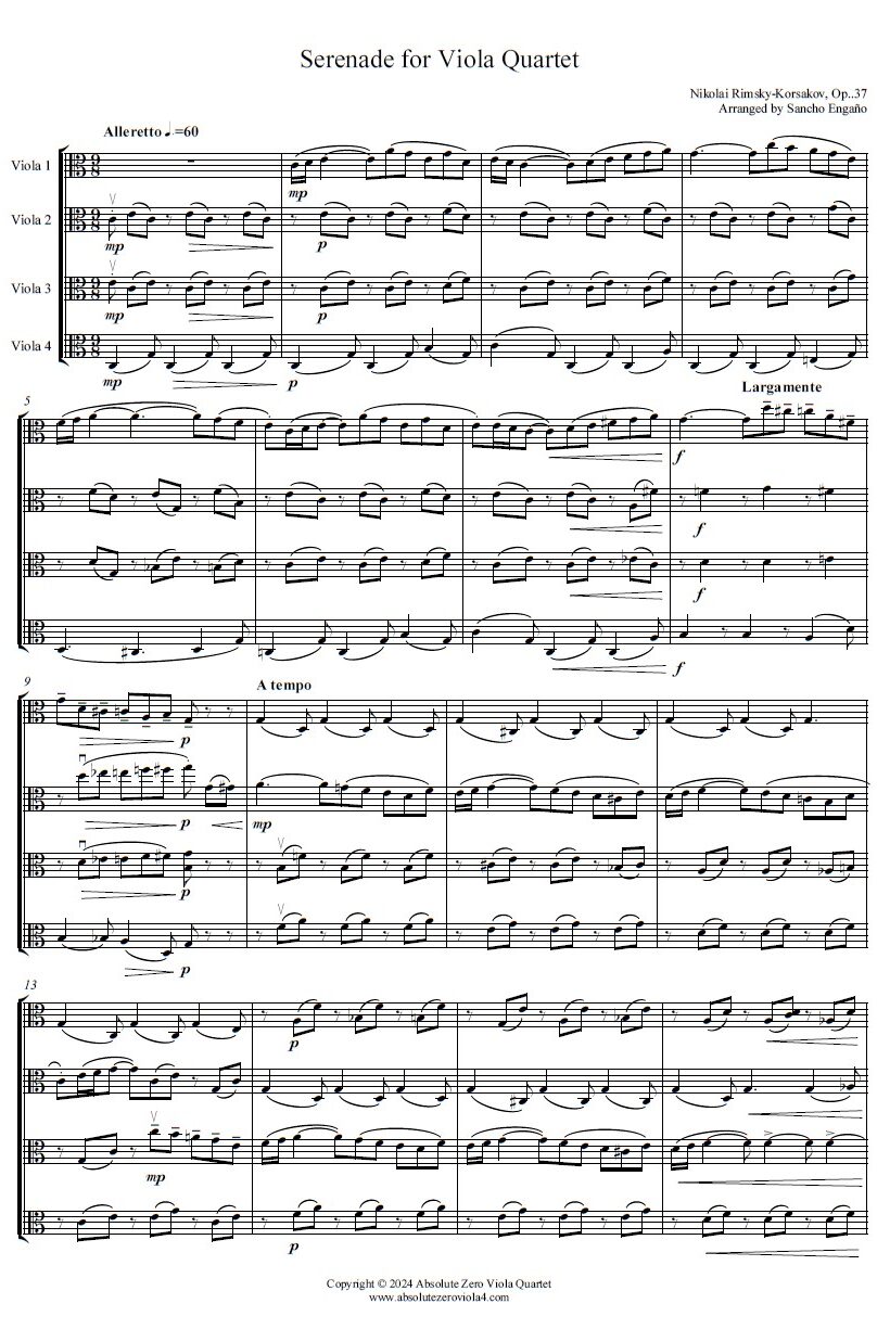 Rimsky-Korsakov - Serenade
