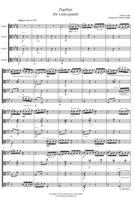 Fauré - Papillon