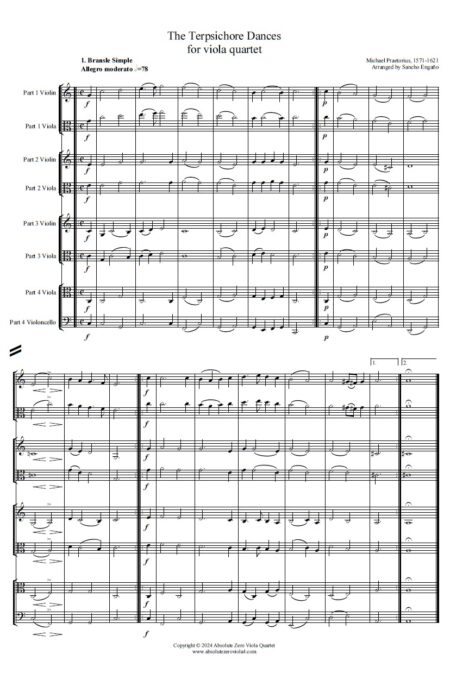 Praetorius - The Terpsichore Dances