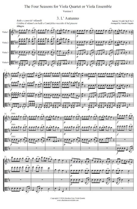 Vivaldi - Autumn