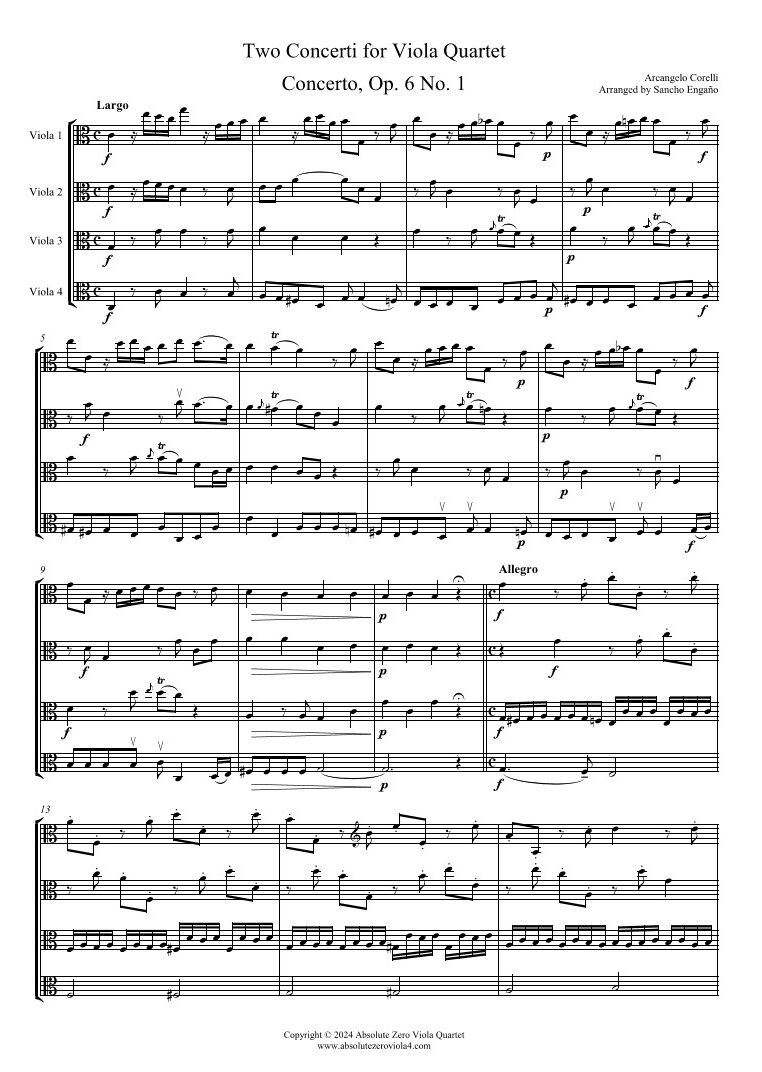 Corelli - Concerti 1 and 2