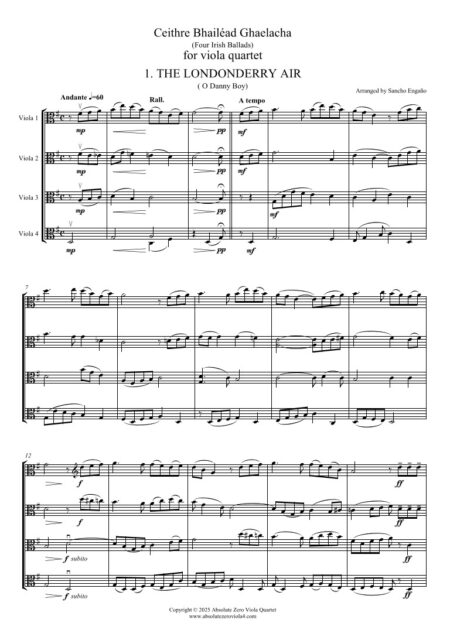 Four Irish Ballads