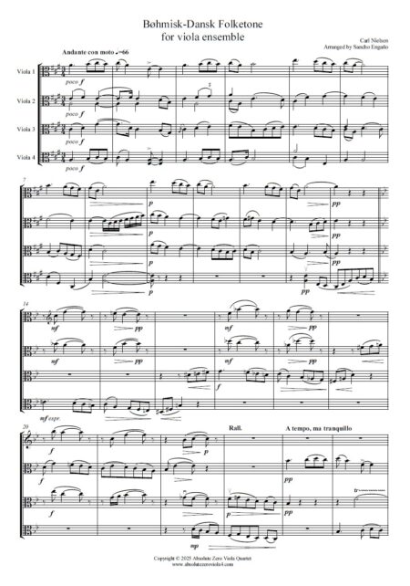 Nielsen - Bohemian-Danish Folksong