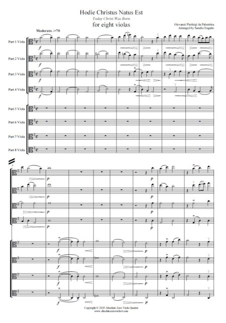 Palestrina - Hodie Christus Natus Est