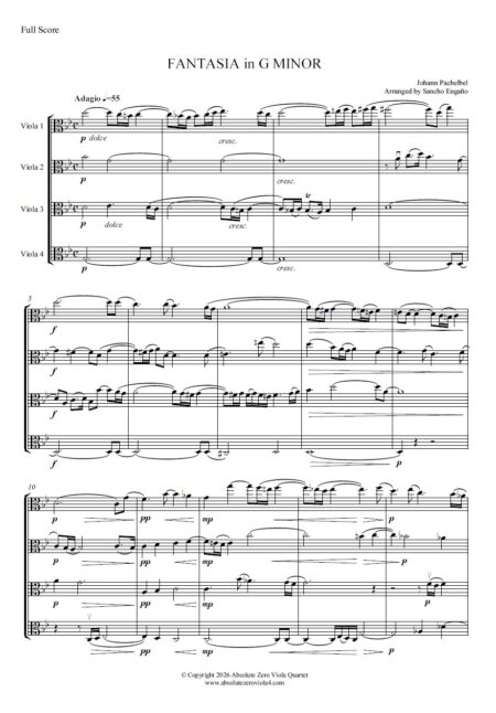 Pachelbel - Fantasia in G Minor