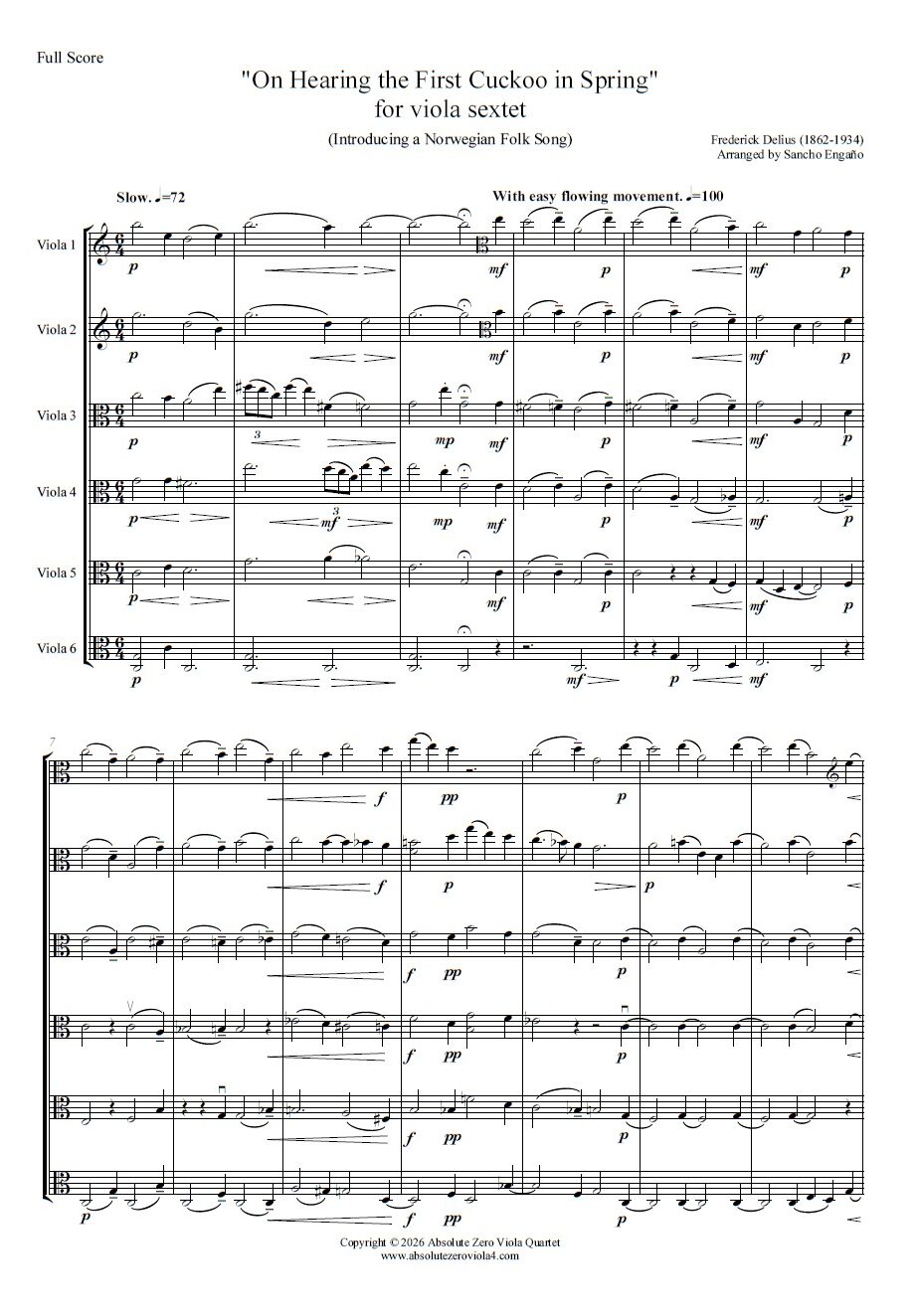 Delius - On Hearing the First Cuckoo in Spring