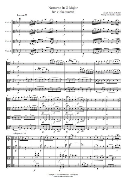 Haydn - Notturno