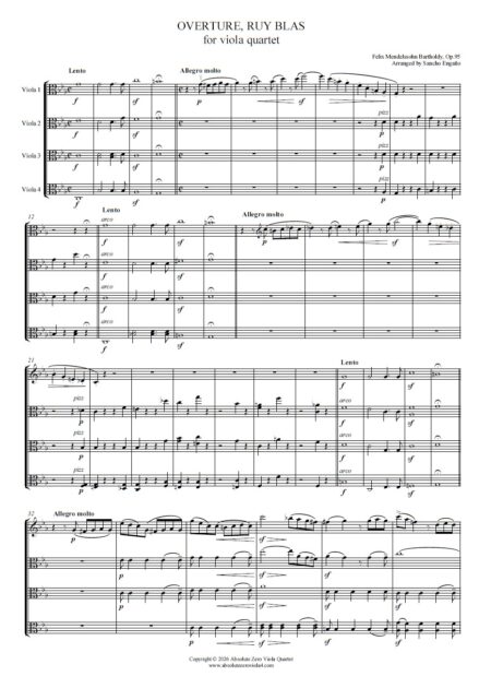 Mendelssohn - Overture, Ruy Blas