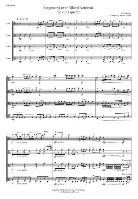 Grieg - Funeral March for Rikard Nordraak